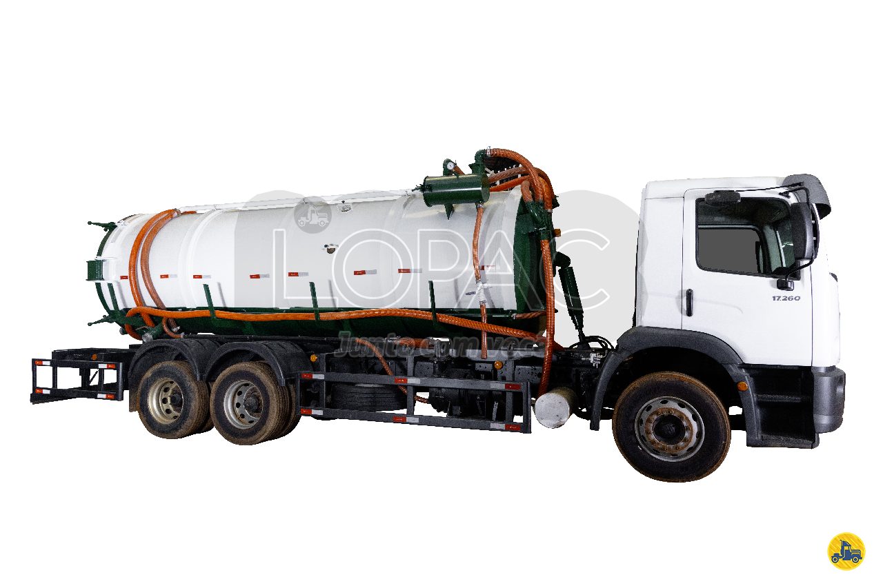CAMINHAO VOLKSWAGEN VW 17260 Tanque Hidro Vácuo Toco 4x2 LOPAC  HIDROLANDIA GOIAS GO
